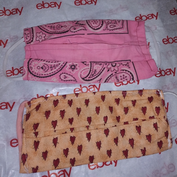 1 Filtered + 1 Unfiltered CLOTH Face Mask BANDANAS - Picture 8 of 8